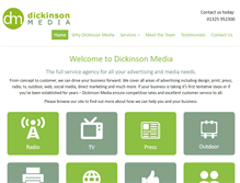 Tablet Screenshot of dickinsonmedia.com